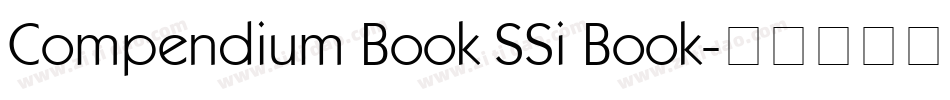 Compendium Book SSi Book字体转换